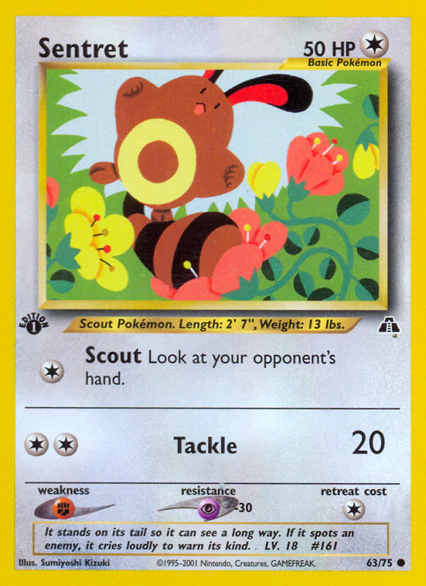 Sentret (63/75) [Neo Discovery 1st Edition] | Mindsight Gaming