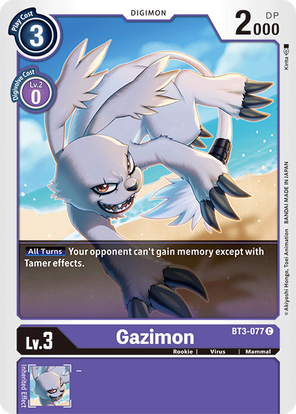 Gazimon [BT3-077] [Release Special Booster Ver.1.5] | Mindsight Gaming