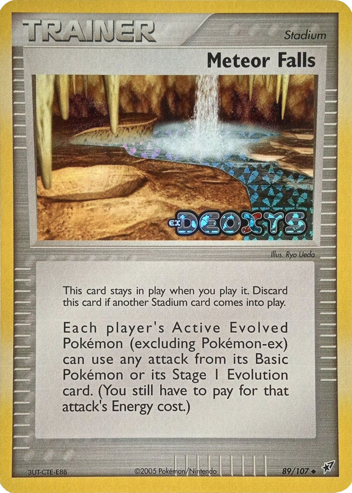 Meteor Falls (89/107) (Stamped) [EX: Deoxys] | Mindsight Gaming