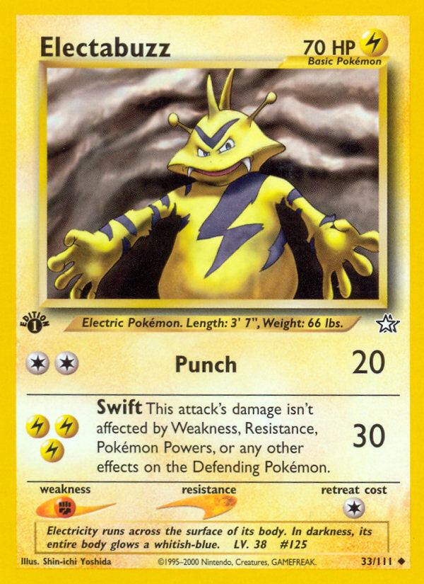 Electabuzz (33/111) [Neo Genesis 1st Edition] | Mindsight Gaming