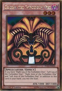 Exodia the Forbidden One [PGL2-EN026] Gold Rare | Mindsight Gaming