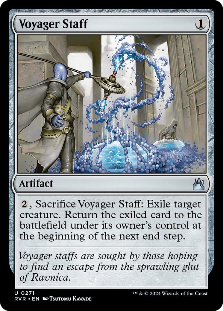 Voyager Staff [Ravnica Remastered] | Mindsight Gaming