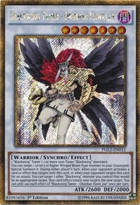 Blackwing Tamer - Obsidian Hawk Joe [PGL2-EN012] Gold Secret Rare | Mindsight Gaming