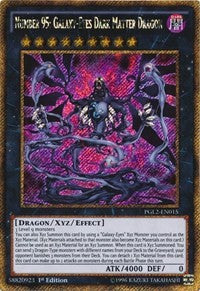 Number 95: Galaxy-Eyes Dark Matter Dragon [PGL2-EN015] Gold Secret Rare | Mindsight Gaming