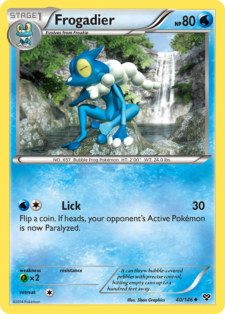 Frogadier (40/146) [XY: Base Set] | Mindsight Gaming