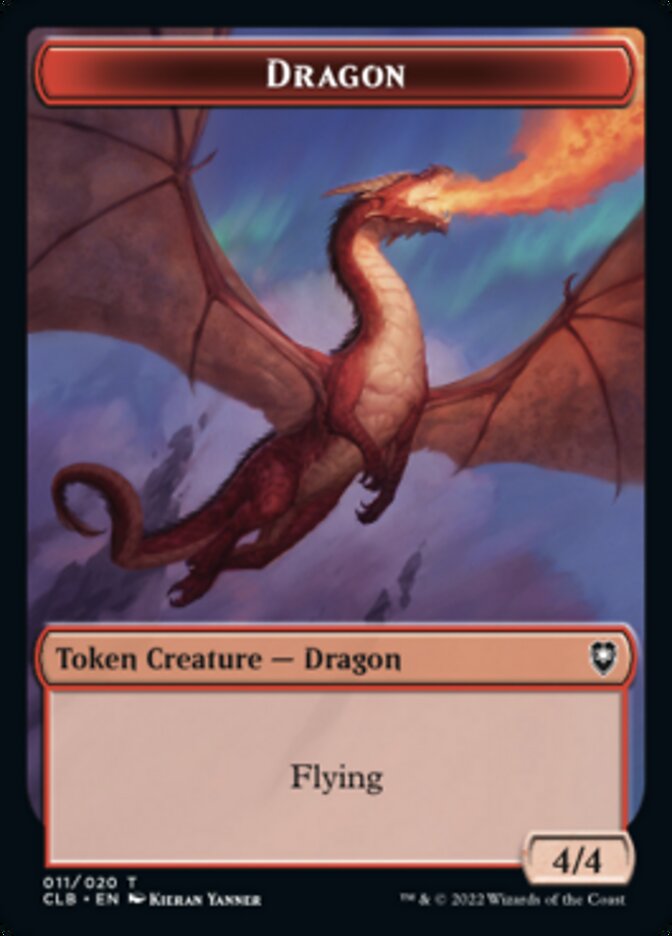 Dragon Token [Commander Legends: Battle for Baldur's Gate Tokens] | Mindsight Gaming