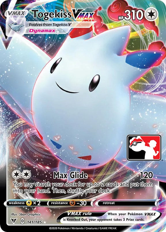 Togekiss VMAX (141/185) [Prize Pack Series One] | Mindsight Gaming