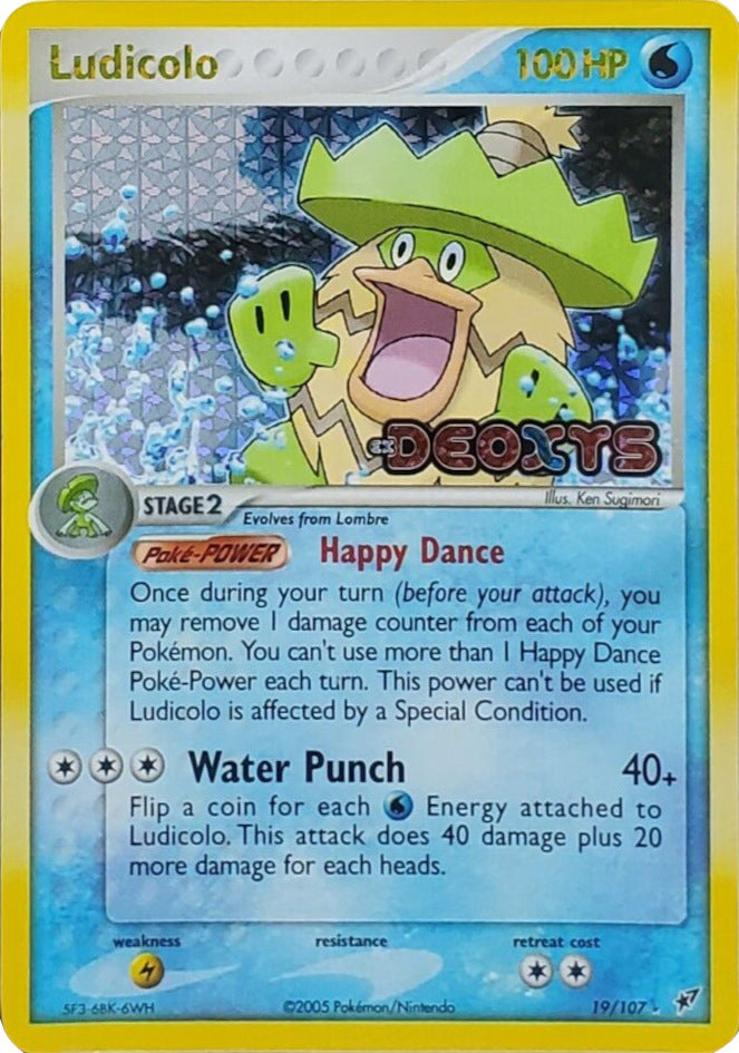 Ludicolo (19/107) (Stamped) [EX: Deoxys] | Mindsight Gaming