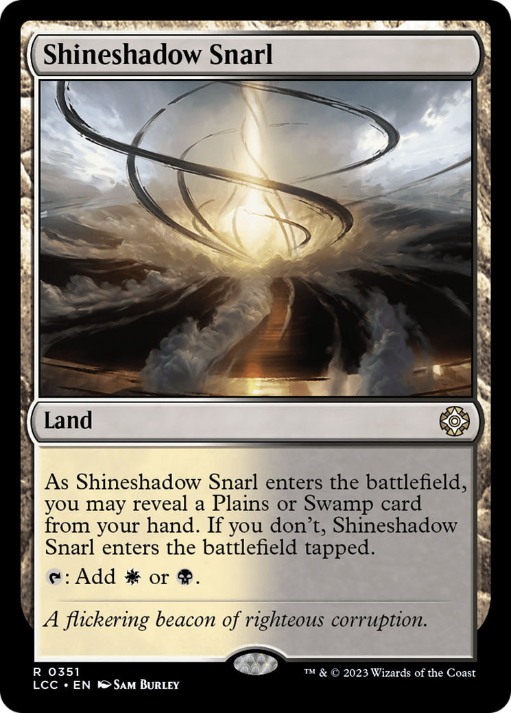 Shineshadow Snarl [The Lost Caverns of Ixalan Commander] | Mindsight Gaming