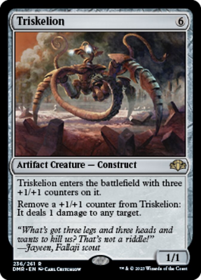 Triskelion [Dominaria Remastered] | Mindsight Gaming