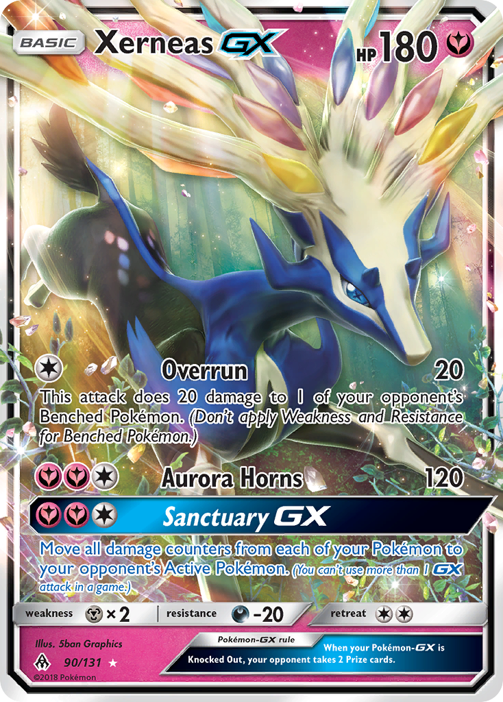 Xerneas GX (90/131) [Sun & Moon: Forbidden Light] | Mindsight Gaming