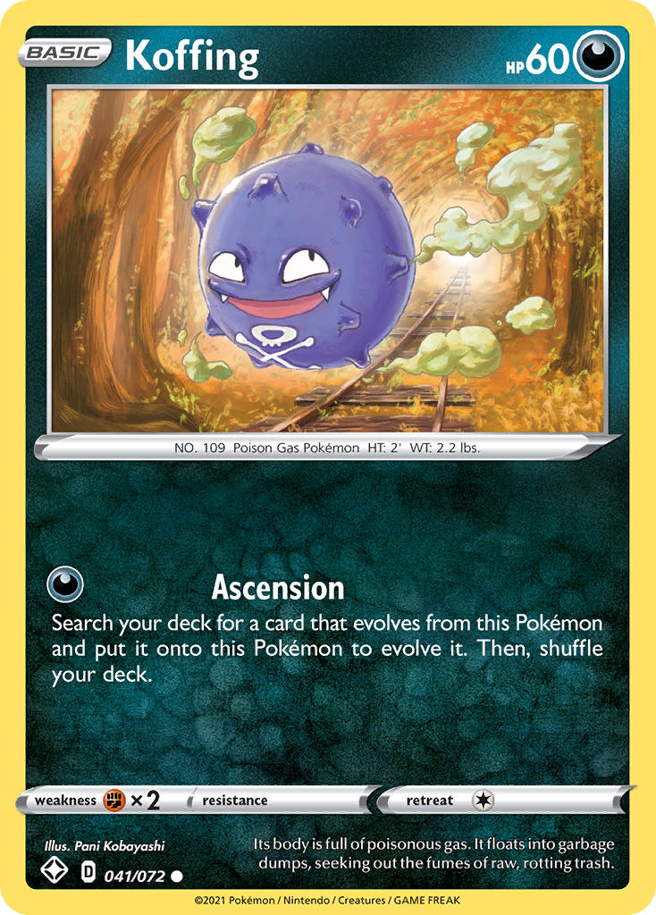 Koffing (041/072) [Sword & Shield: Shining Fates] | Mindsight Gaming