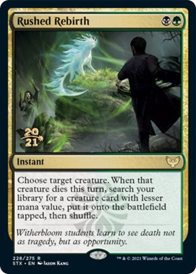 Rushed Rebirth [Strixhaven: School of Mages Prerelease Promos] | Mindsight Gaming