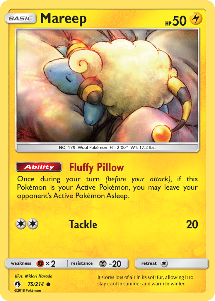 Mareep (75/214) [Sun & Moon: Lost Thunder] | Mindsight Gaming