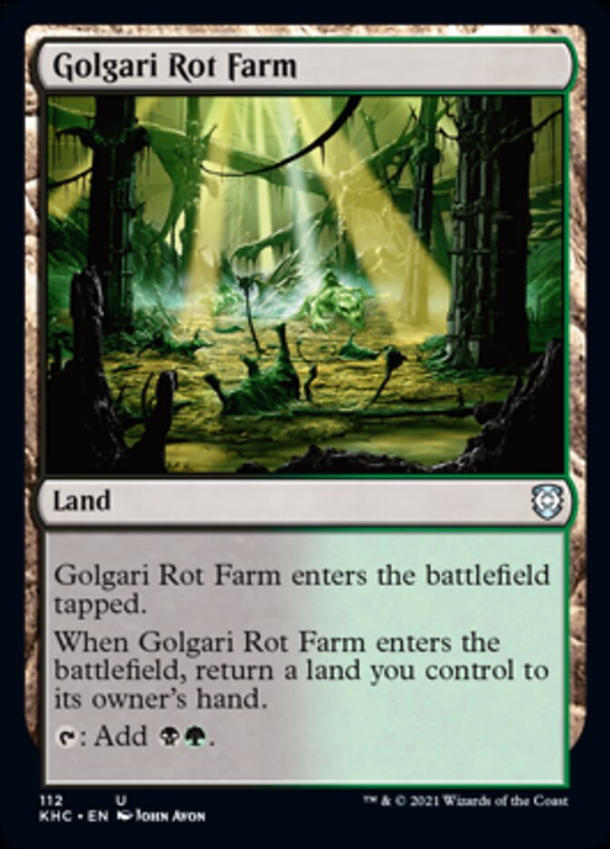 Golgari Rot Farm [Kaldheim Commander] | Mindsight Gaming