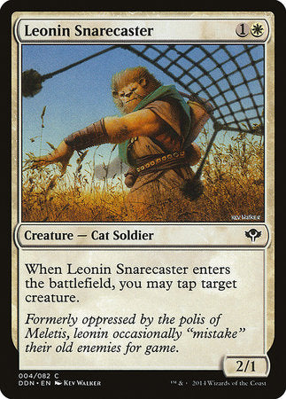 Leonin Snarecaster [Duel Decks: Speed vs. Cunning] | Mindsight Gaming