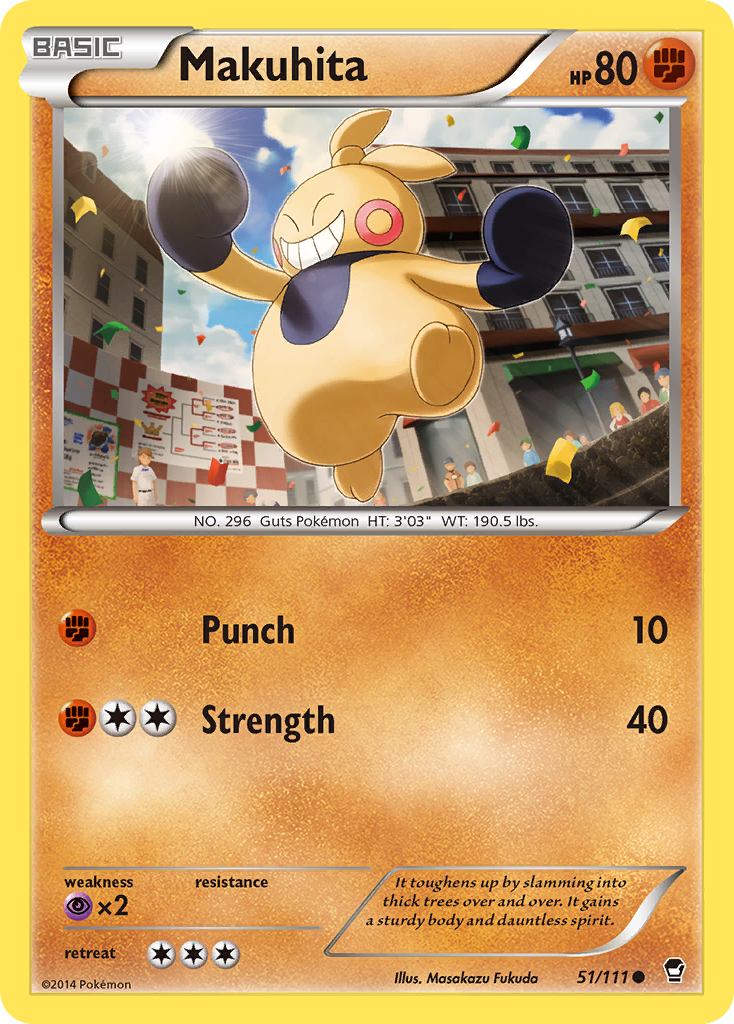 Makuhita (51/111) [XY: Furious Fists] | Mindsight Gaming