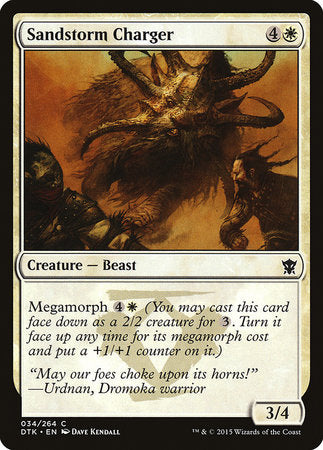 Sandstorm Charger [Dragons of Tarkir] | Mindsight Gaming