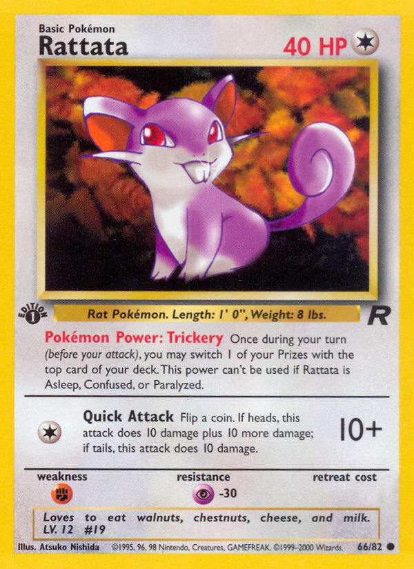 Rattata (66/82) [Team Rocket 1st Edition] | Mindsight Gaming