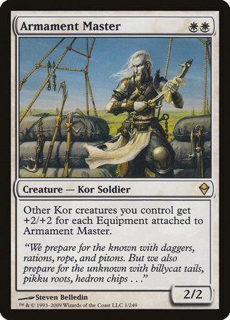 Armament Master [Zendikar] | Mindsight Gaming