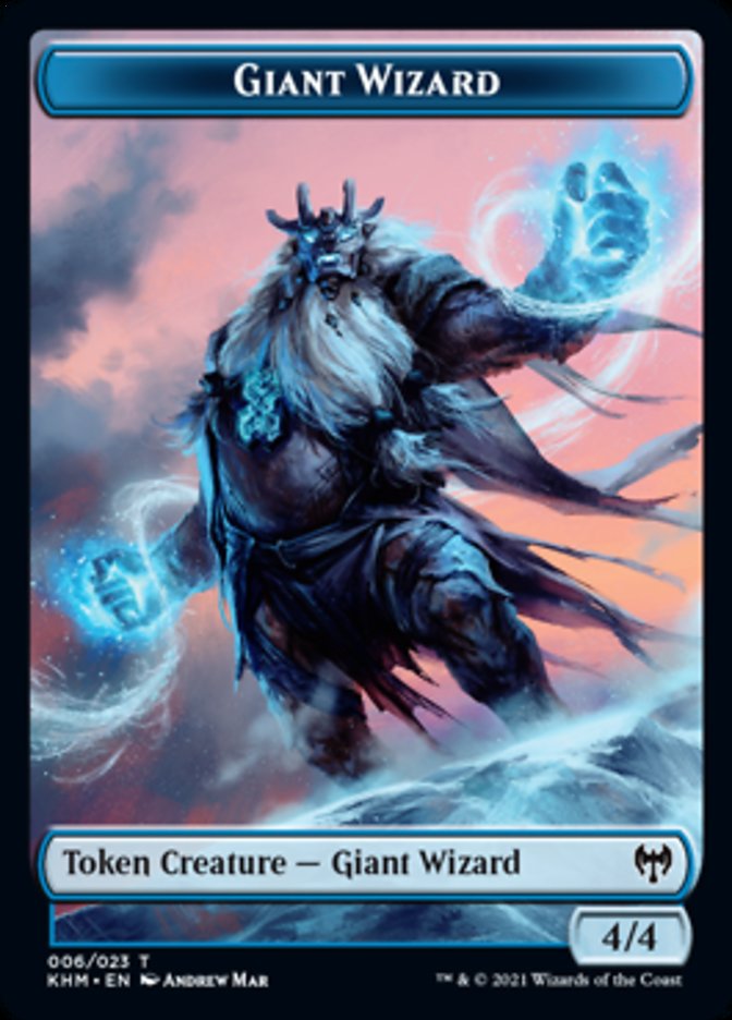 Giant Wizard Token [Kaldheim] | Mindsight Gaming