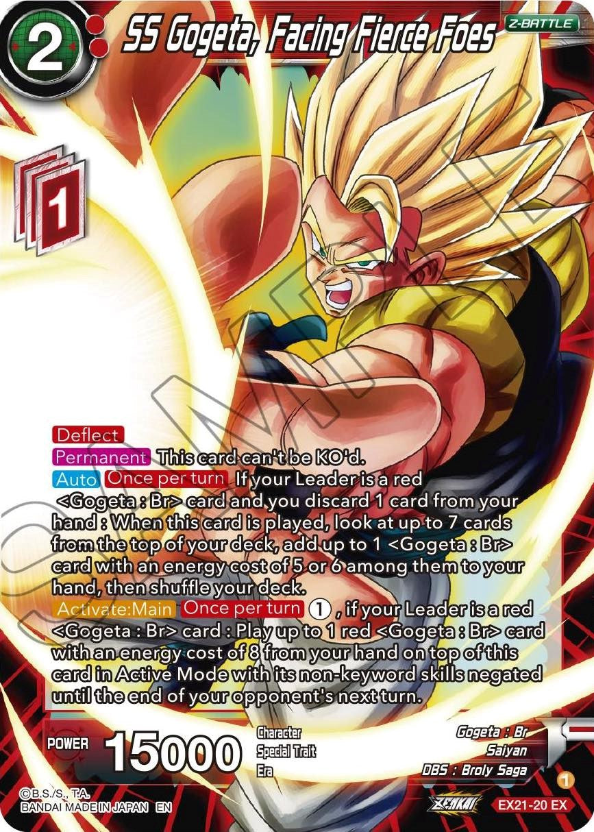 SS Gogeta, Facing Fierce Foes (EX21-20) [5th Anniversary Set] | Mindsight Gaming