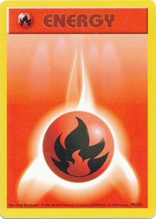 Fire Energy (98/102) [Base Set Shadowless Unlimited] | Mindsight Gaming