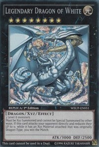 Legendary Dragon of White [WSUP-EN051] Secret Rare | Mindsight Gaming