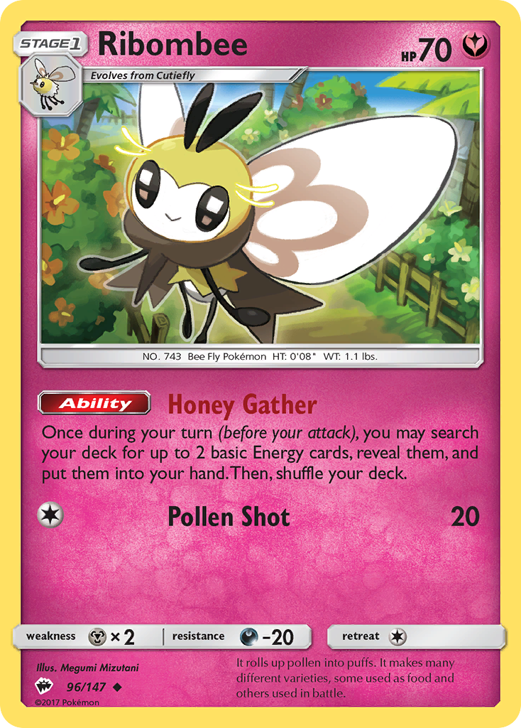 Ribombee (96/147) [Sun & Moon: Burning Shadows] | Mindsight Gaming