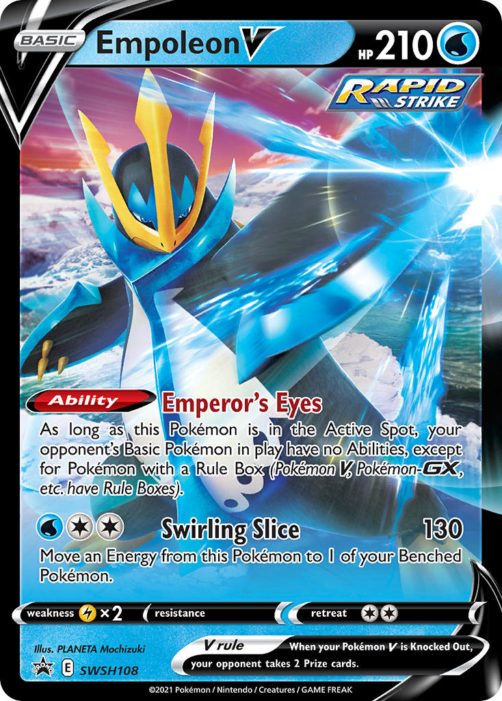 Empoleon V (SWSH108) [Sword & Shield: Black Star Promos] | Mindsight Gaming