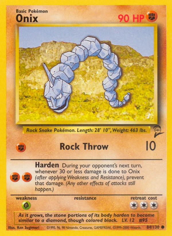 Onix (84/130) [Base Set 2] | Mindsight Gaming