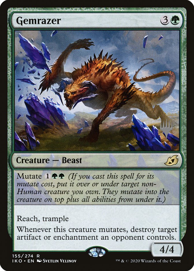 Gemrazer (Promo Pack) [Ikoria: Lair of Behemoths Promos] | Mindsight Gaming