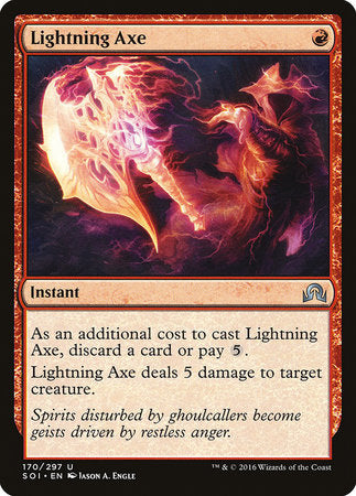 Lightning Axe [Shadows over Innistrad] | Mindsight Gaming