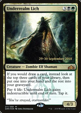 Underrealm Lich [Guilds of Ravnica Promos] | Mindsight Gaming