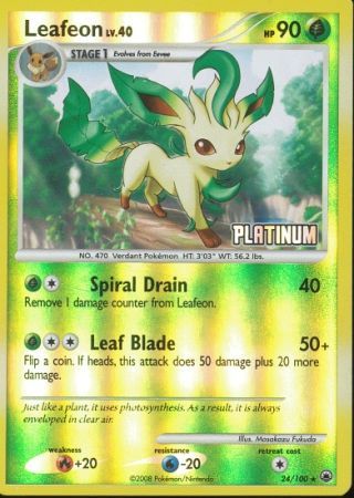 Leafeon (24/100) [Burger King Promos: 2009 Collection] | Mindsight Gaming