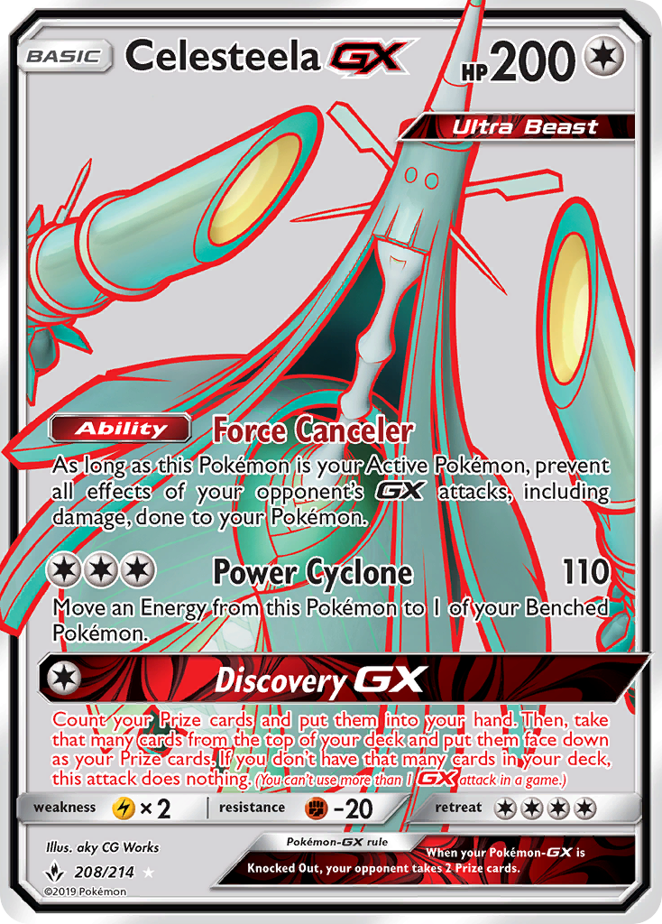 Celesteela GX (208/214) [Sun & Moon: Unbroken Bonds] | Mindsight Gaming