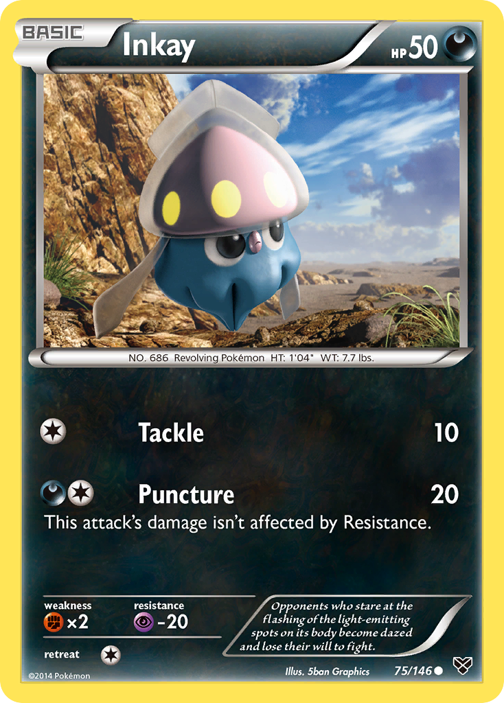 Inkay (75/146) [XY: Base Set] | Mindsight Gaming