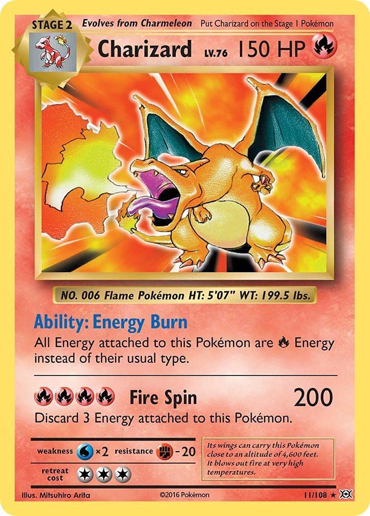 Charizard (11/108) [XY: Evolutions] | Mindsight Gaming