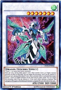 Clear Wing Synchro Dragon [CROS-EN046] Secret Rare | Mindsight Gaming