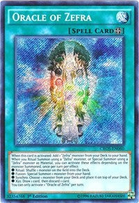 Oracle of Zefra [CROS-EN060] Secret Rare | Mindsight Gaming