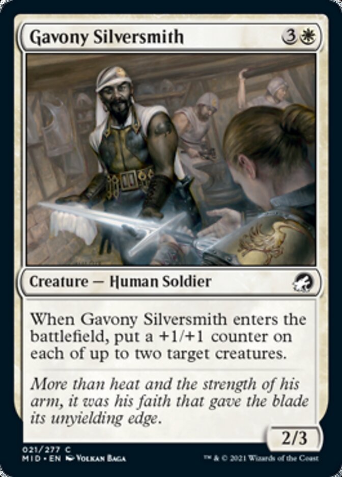 Gavony Silversmith [Innistrad: Midnight Hunt] | Mindsight Gaming