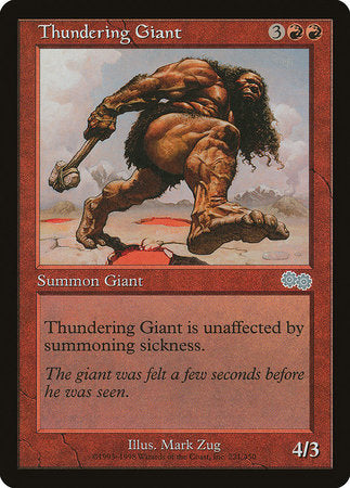 Thundering Giant [Urza's Saga] | Mindsight Gaming