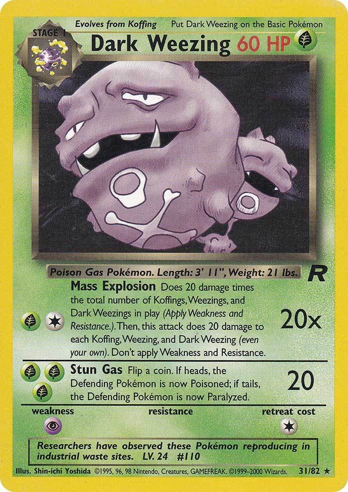 Dark Weezing (31/82) [Team Rocket Unlimited] | Mindsight Gaming