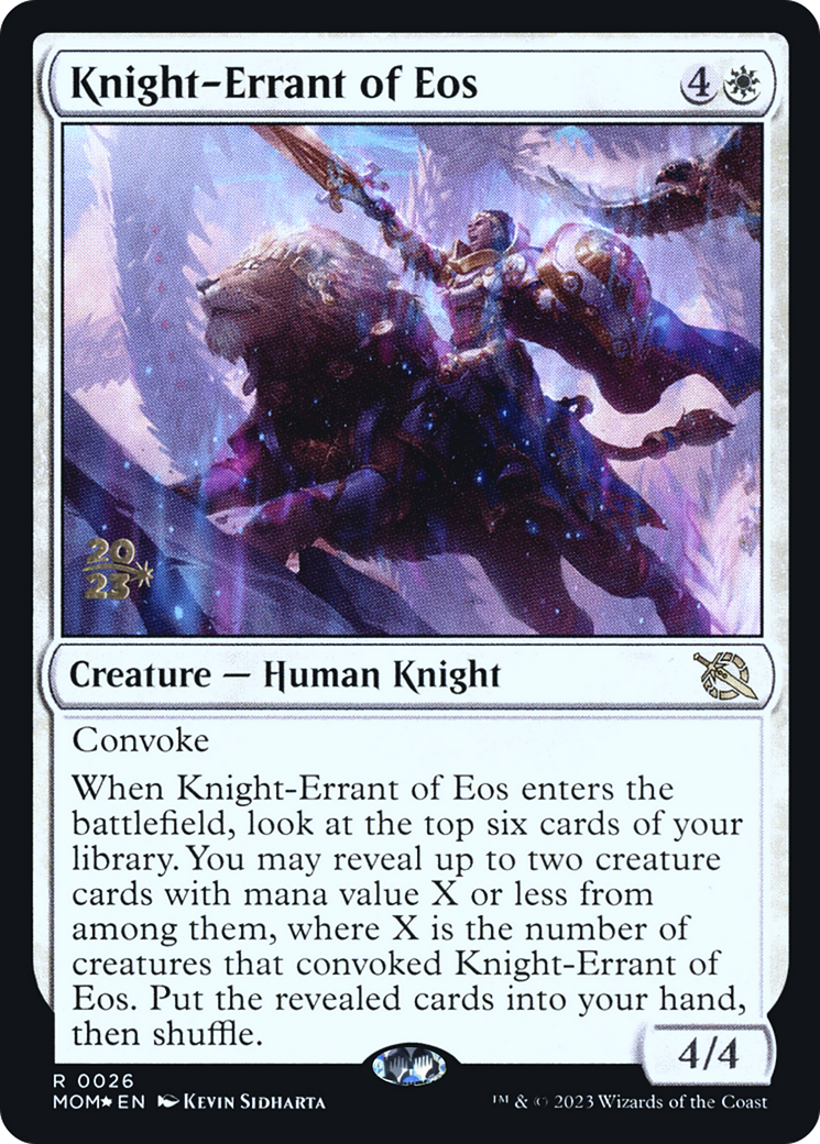 Knight-Errant of Eos [March of the Machine Prerelease Promos] | Mindsight Gaming