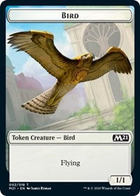 Bird // Treasure Double-sided Token [Core Set 2021 Tokens] | Mindsight Gaming