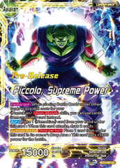 Piccolo // Piccolo, Supreme Power (BT17-082) [Ultimate Squad Prerelease Promos] | Mindsight Gaming