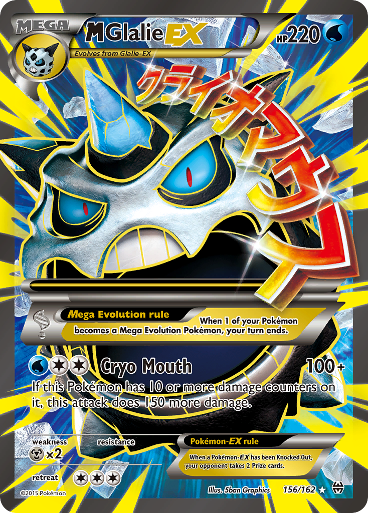 M Glalie EX (156/162) [XY: BREAKthrough] | Mindsight Gaming