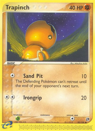 Trapinch (82/100) [EX: Sandstorm] | Mindsight Gaming