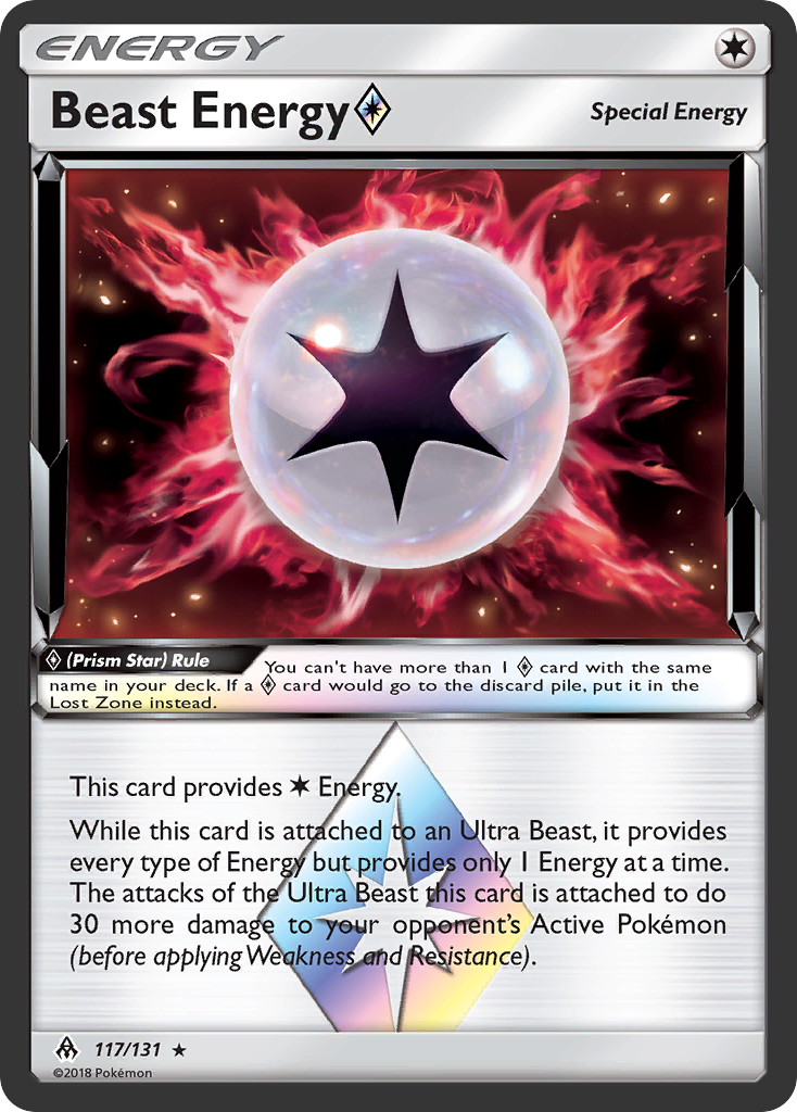 Beast Energy (117/131) (Prism Star) [Sun & Moon: Forbidden Light] | Mindsight Gaming