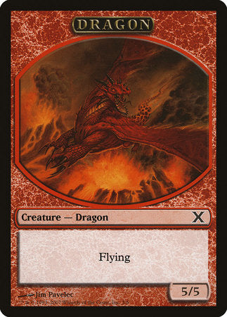 Dragon Token [Tenth Edition Tokens] | Mindsight Gaming